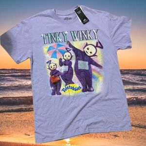 Tinky Winky Lavender Graphic Tee